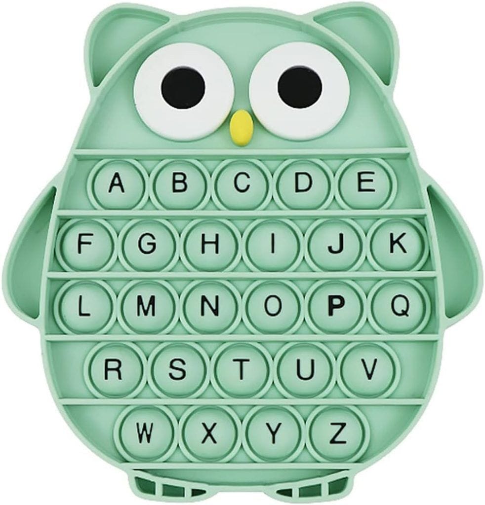 Pop it Fidget Toy Búho abecedario