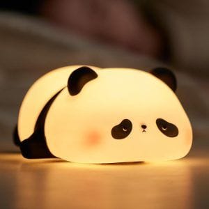 Lámpara de luz nocturna con colores cambiantes con forma de oso panda