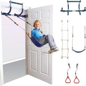 Gimnasio Infantil de Interior con Columpio y Escalera