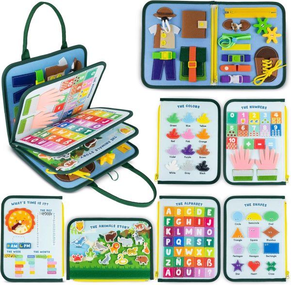 maletín de Paneles Sensoriales Montessori l