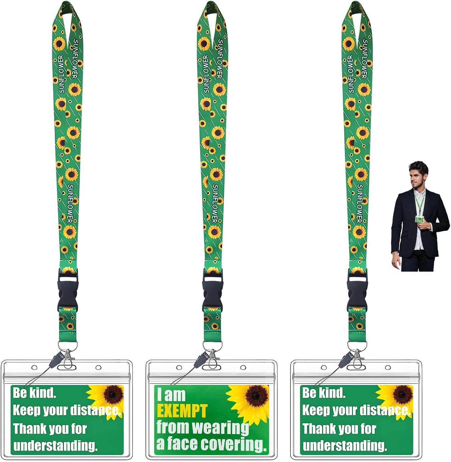 Collar de girasoles para niños con autismo