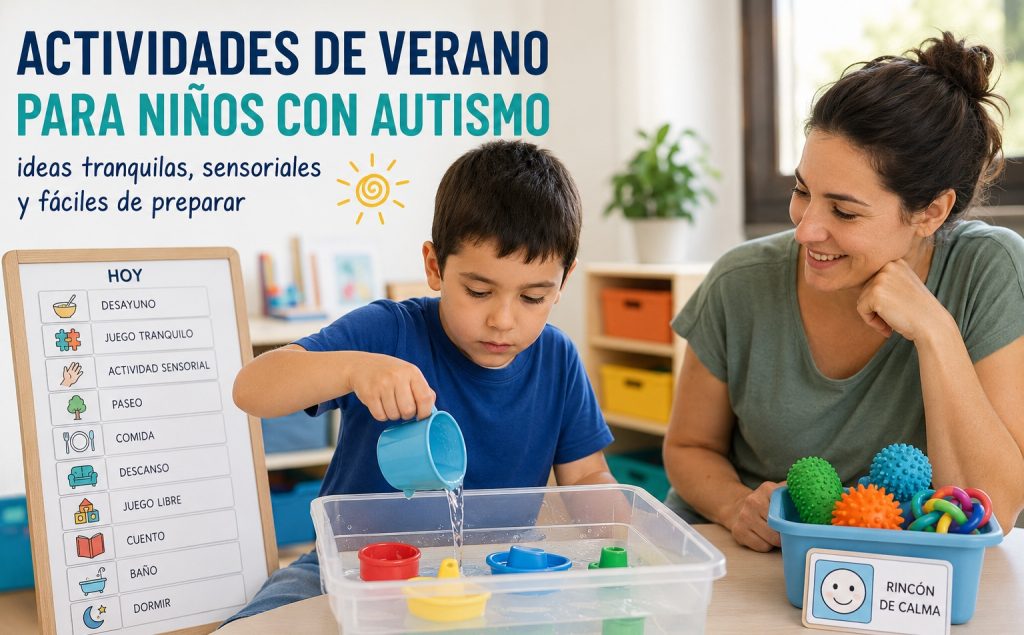 actividades de verano para niños con autismo