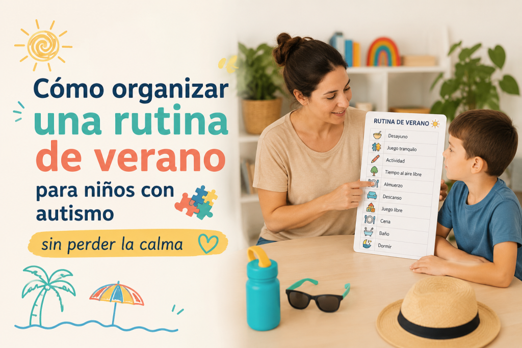 organizar una rutina de verano para niños con autismo